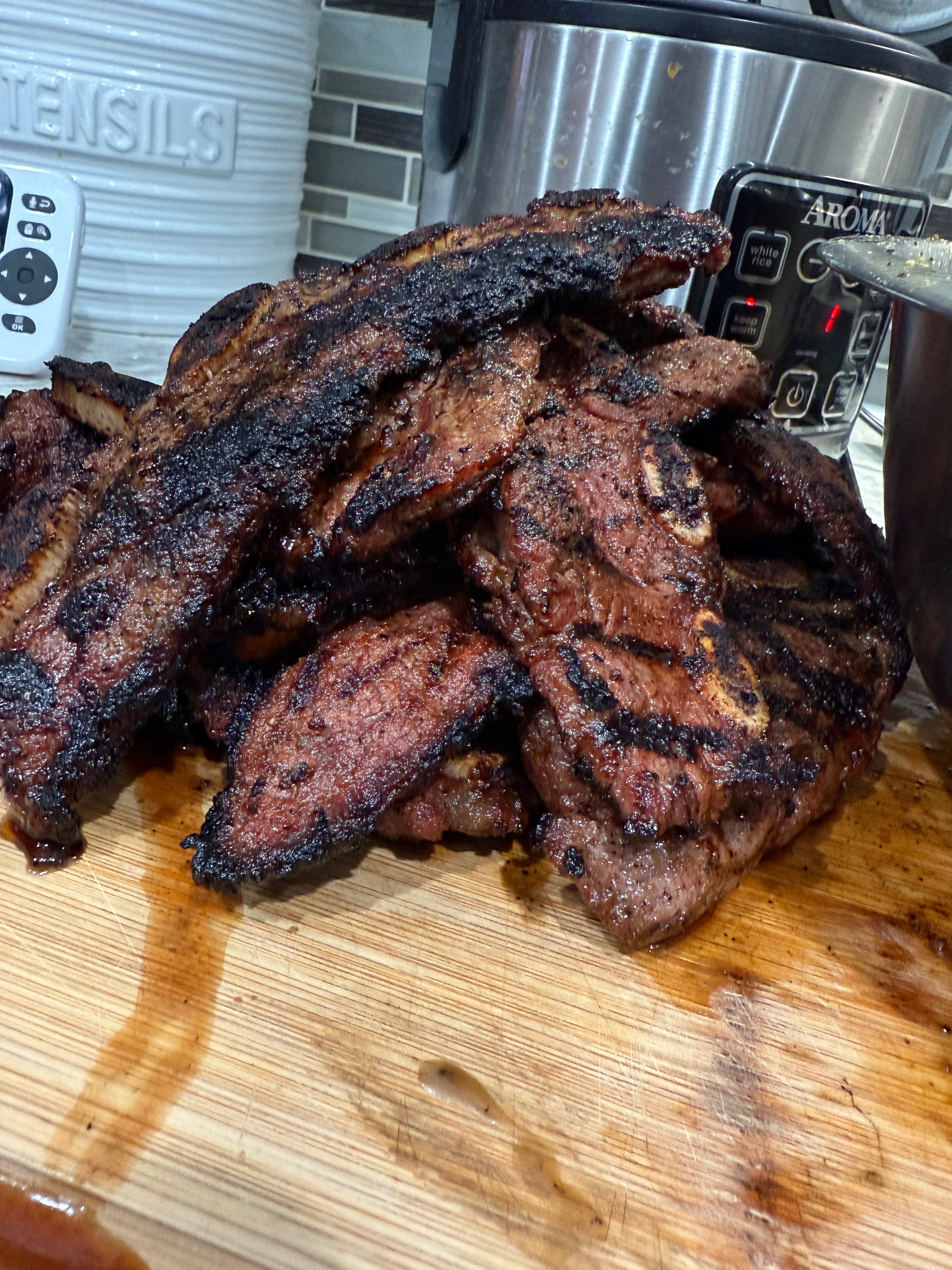 Thai Flanken Ribs on Kamado Grill - Char-Griller