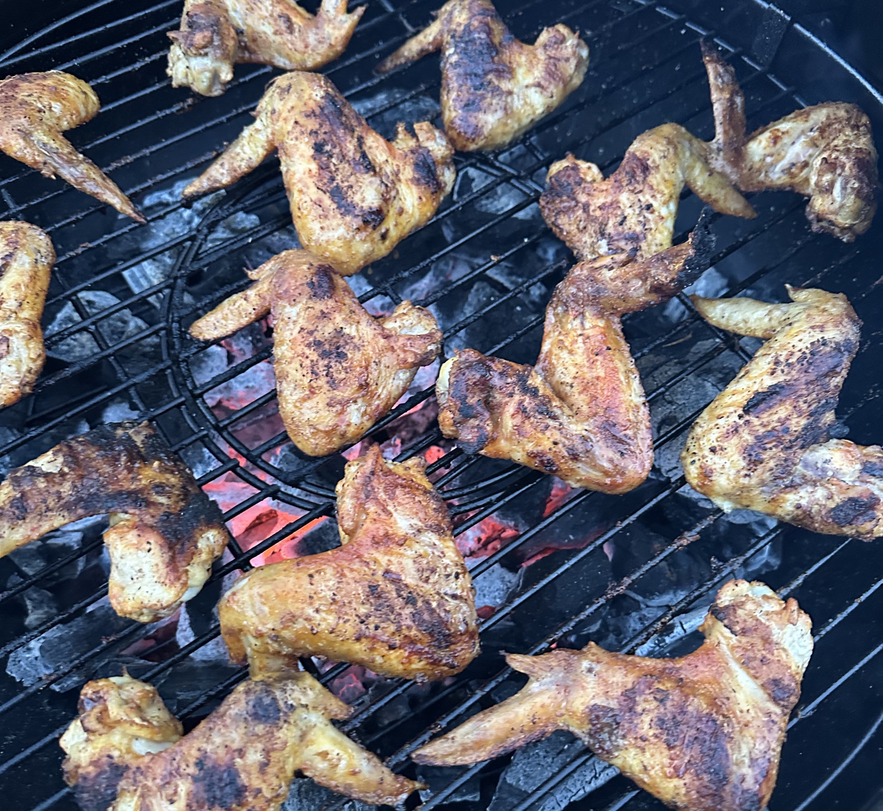 Kettle Grilled Creole Chicken Wings - Char-Griller
