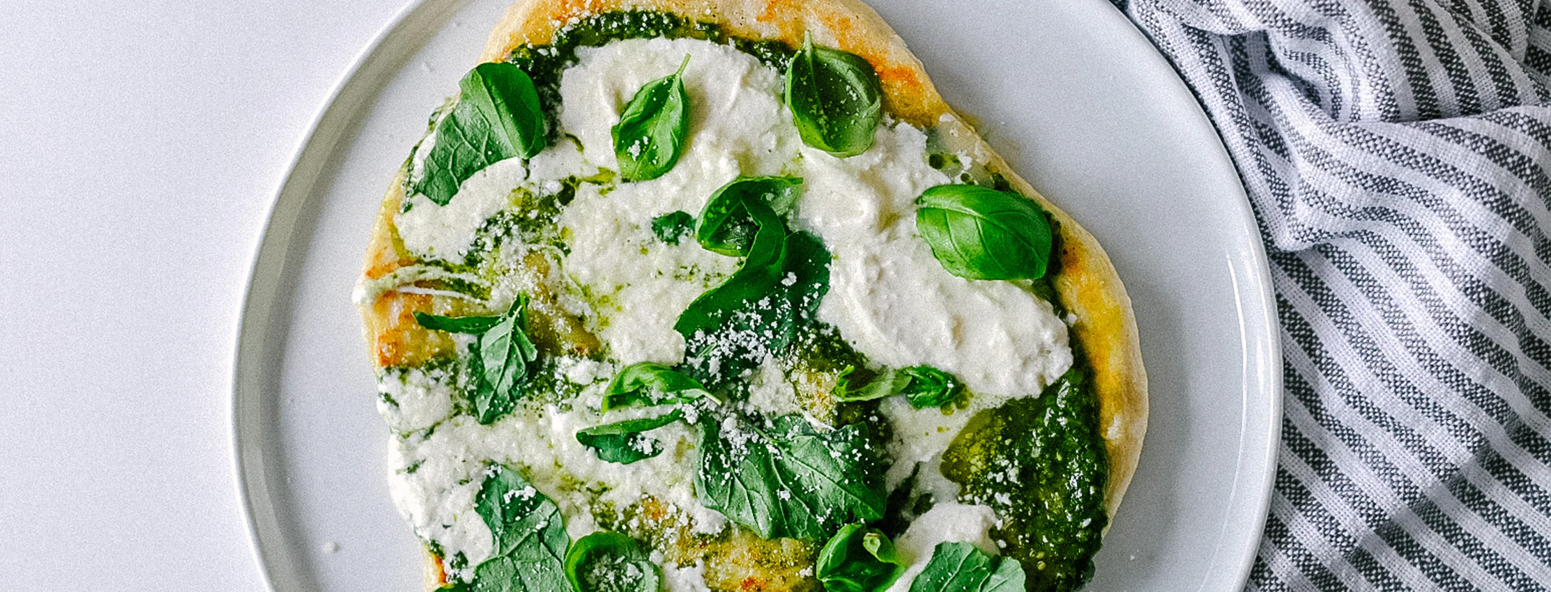 Pesto Burrata Grilled Pizza - Char-Griller