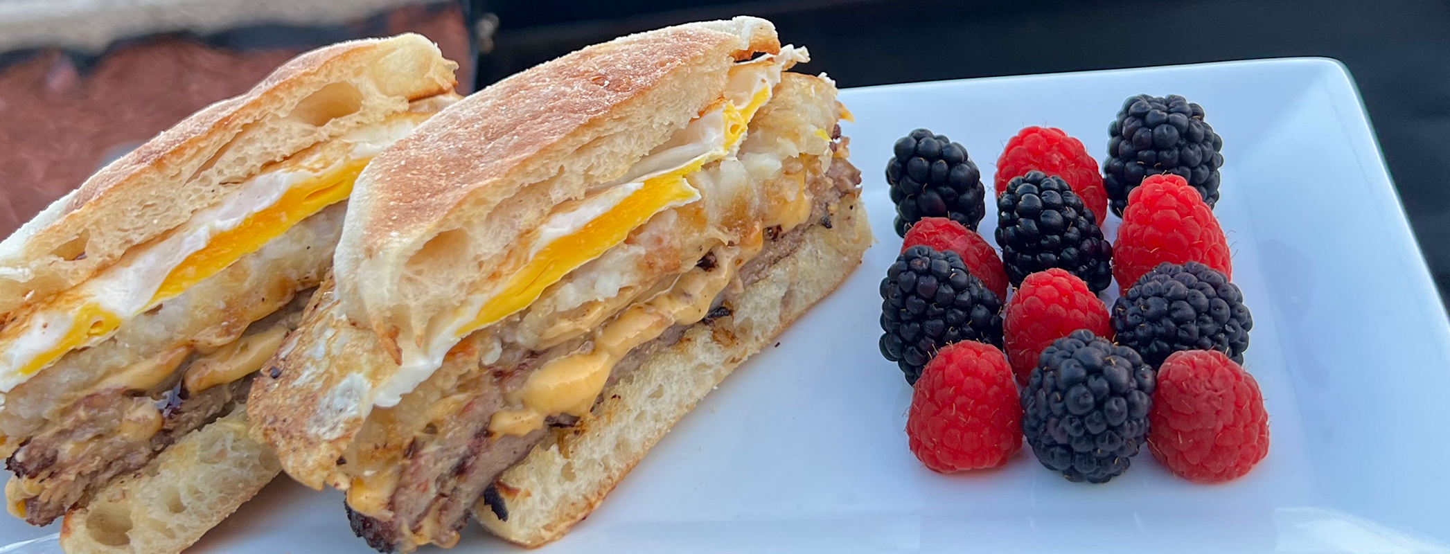 Breakfast Smash Burger - Char-Griller