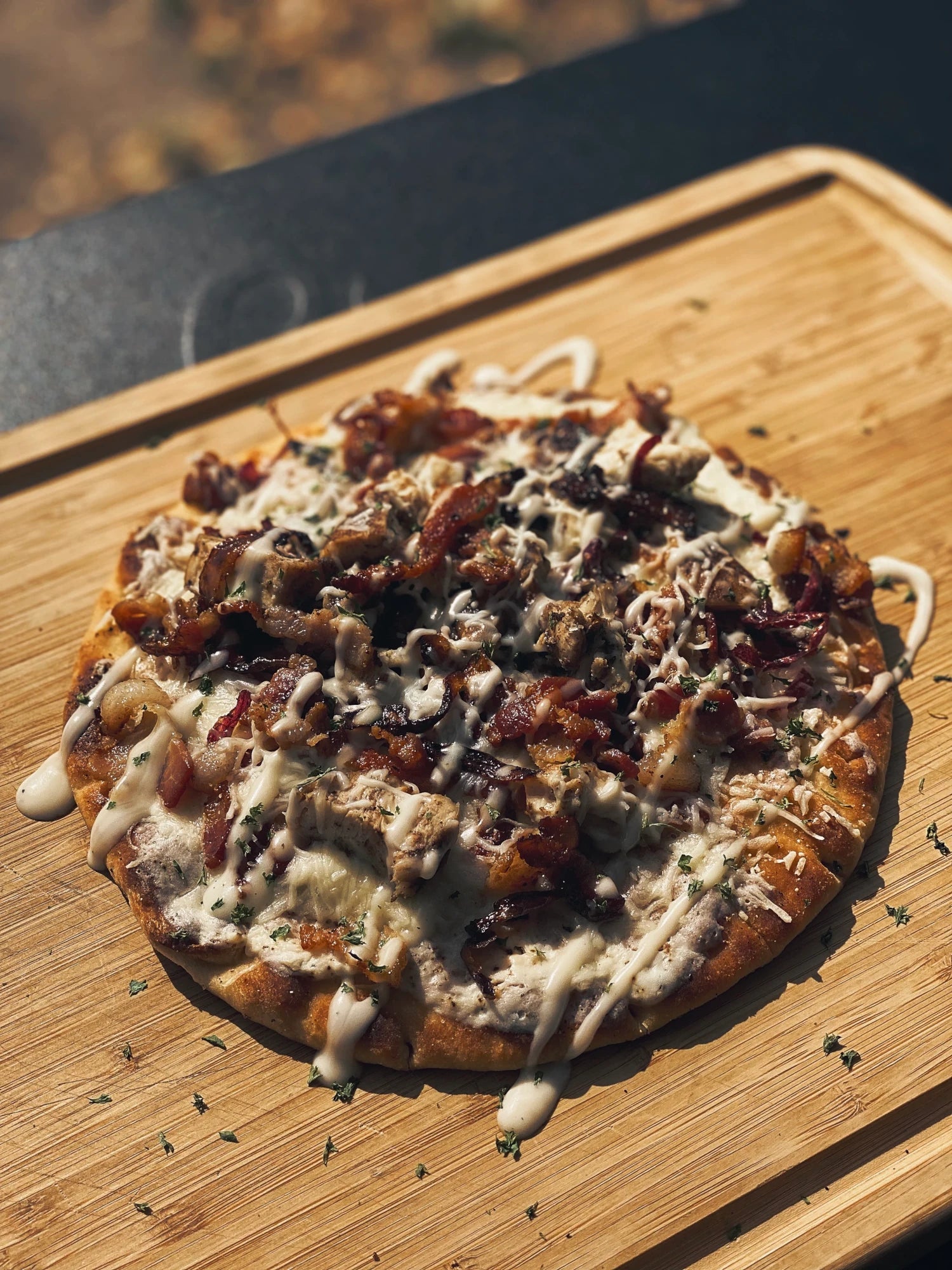Chicken, Bacon, Ranch Pizza Recipe - Char-Griller