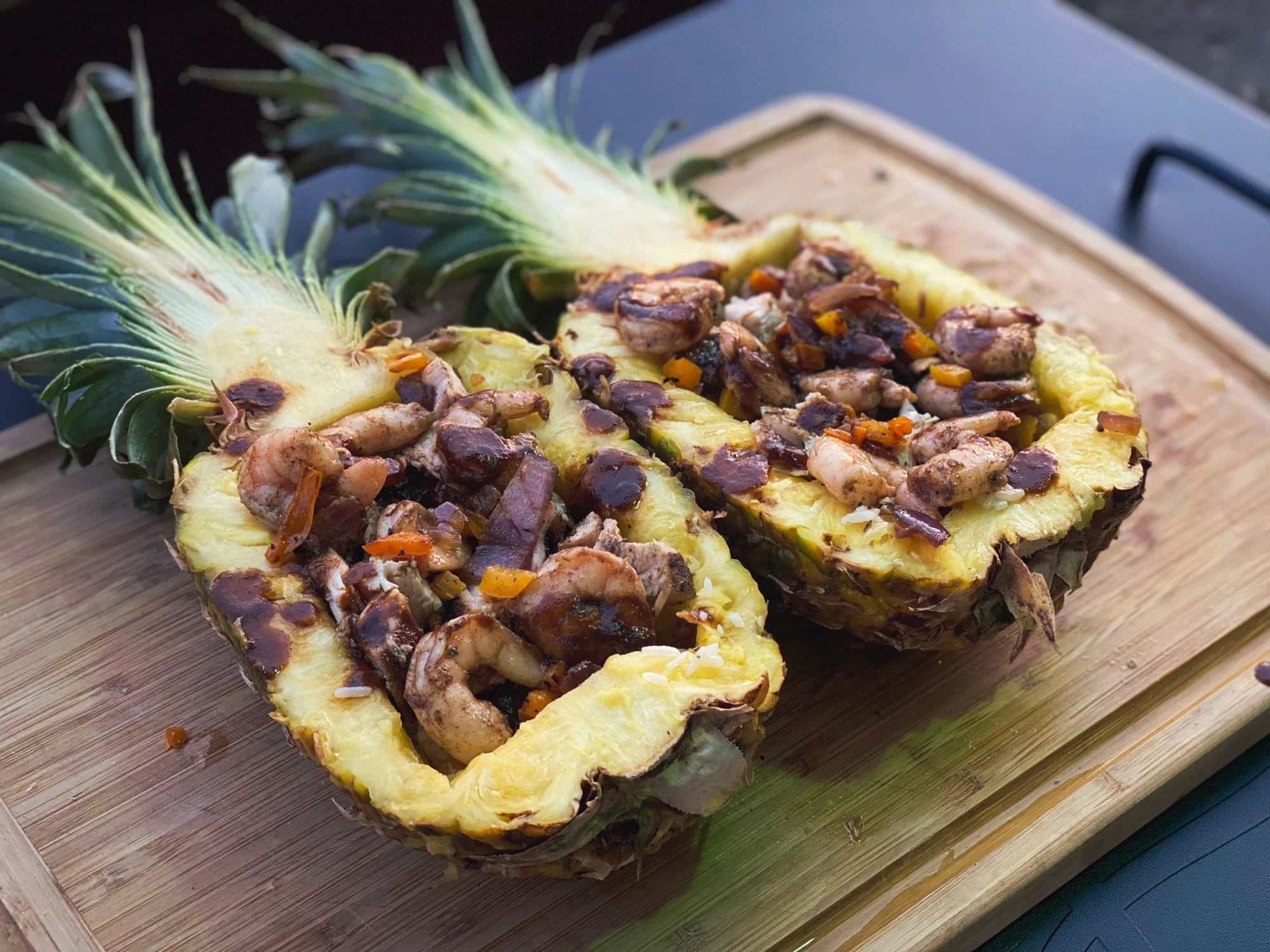 Smoked Pineapple Jerk Bowls - Char-Griller