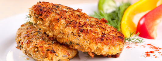 Flat Iron® Southern Salmon Cakes
