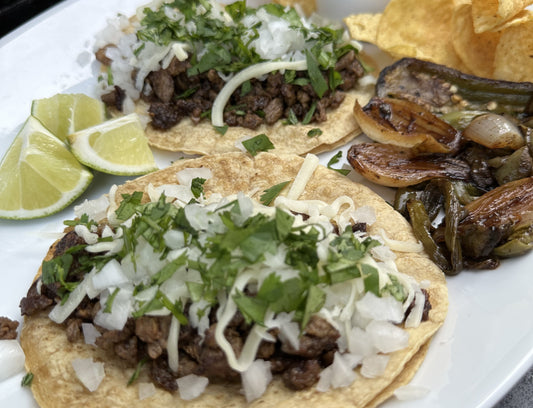 Flat Iron Griddle Steak Tacos 