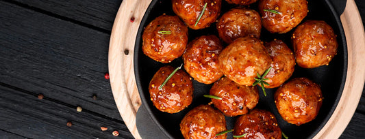 Mac & Cheese Stuffed Meatballs on the Char-Griller AKORN®