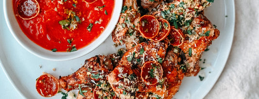 Grilled Pizza Chicken Wings