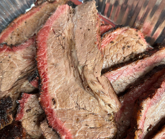 Lump Charcoal Smoked Brisket
