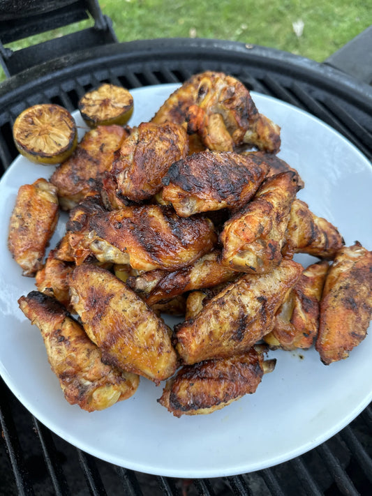 Beer and Lime Marinated Chicken Wings