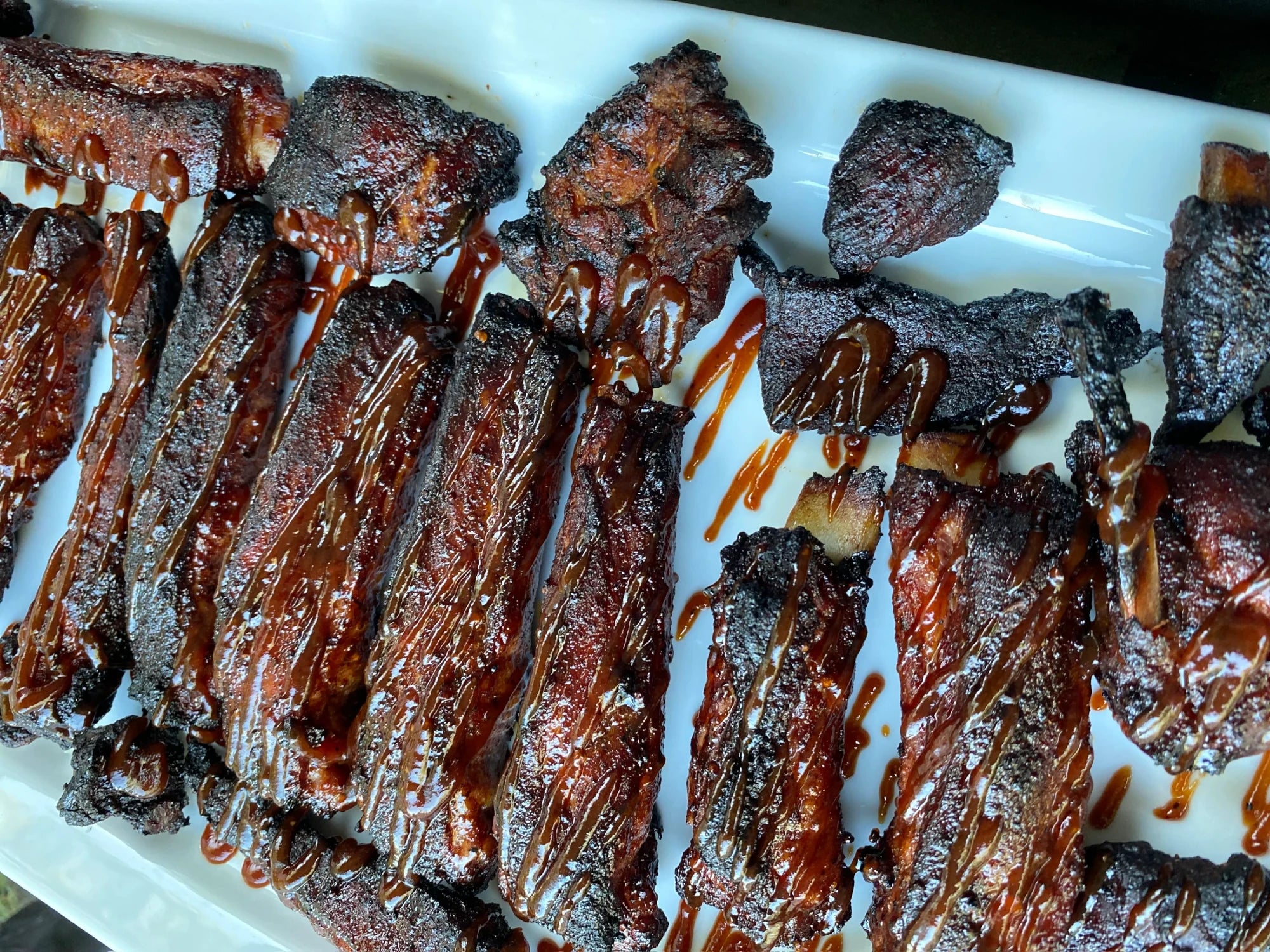 Certified Full Slab Smoked Rib Tips - Char-Griller