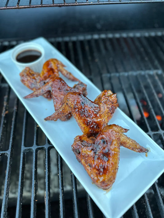 Grilled n' Glazed Chicken Wings