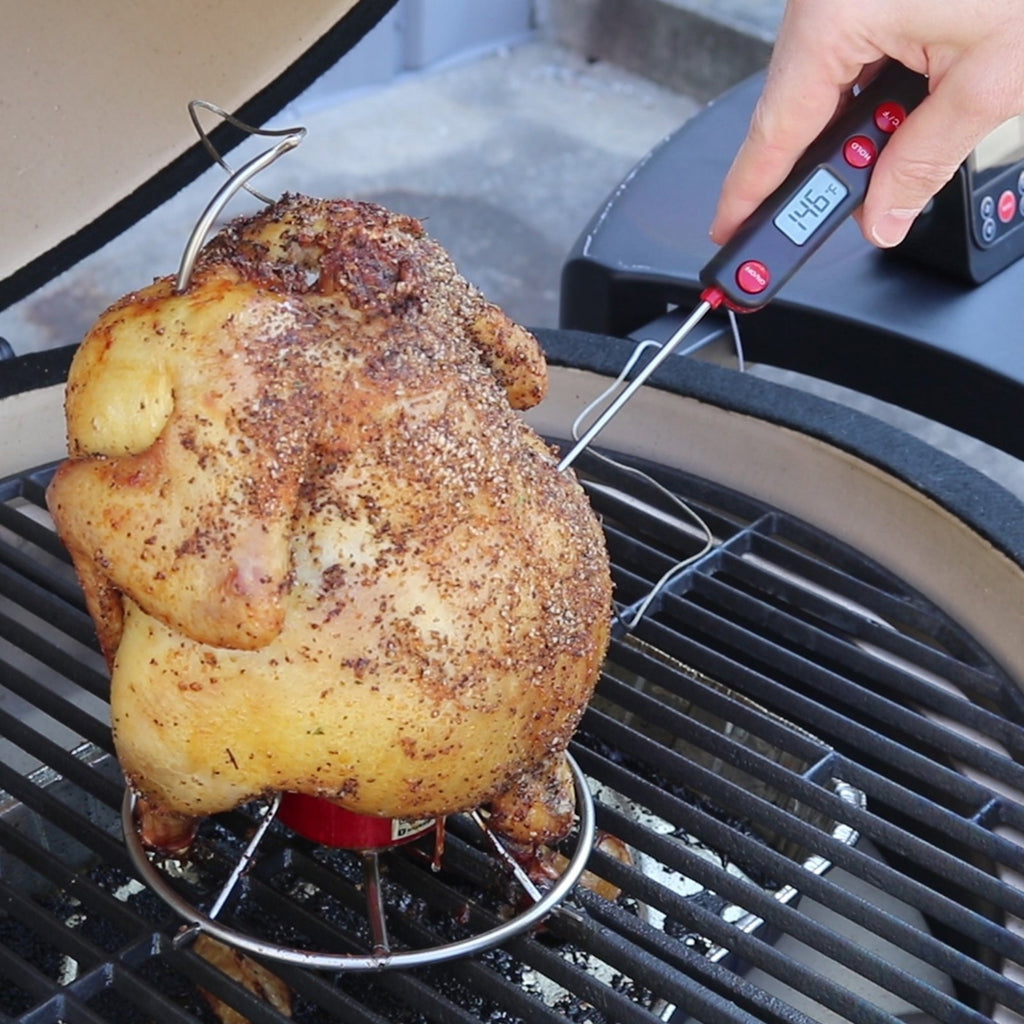 Trigger Release Chimney, Charcoal, Fire Starters and Thermometer Bundle