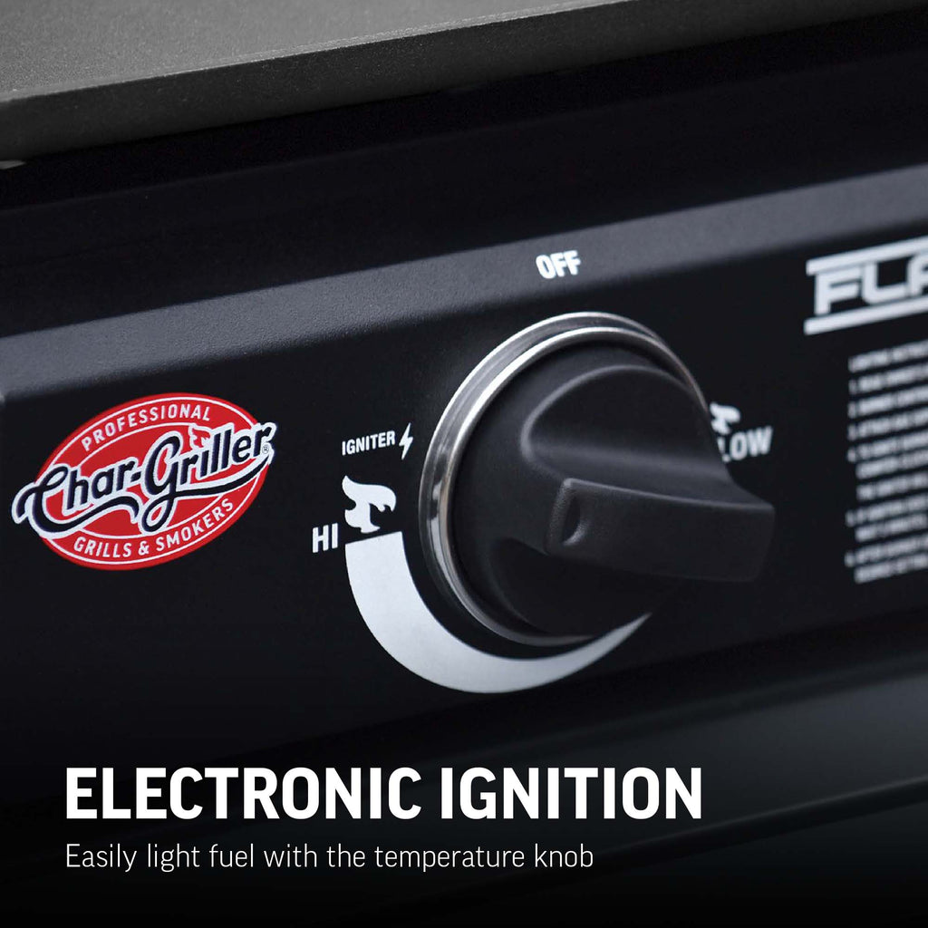 Electronic ignition: easily light fuel with the temperature knob