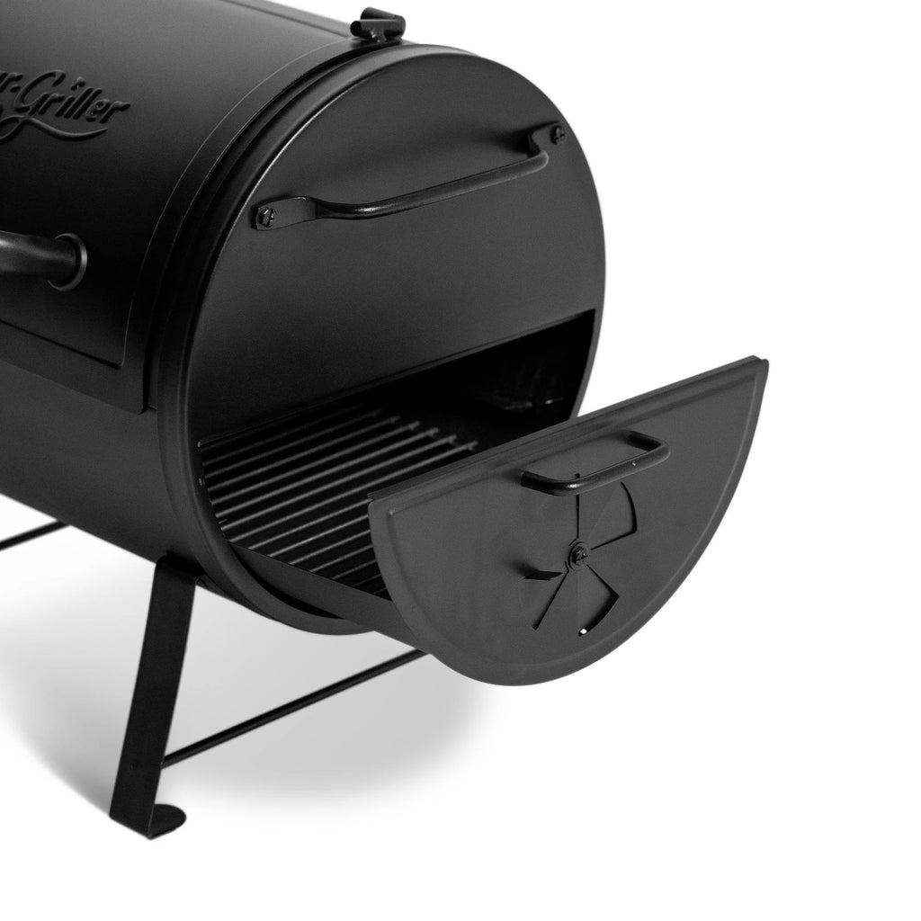 Portable Pro™ Charcoal Grill and Side Fire Box