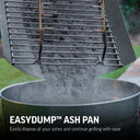 EasyDump ash pan: easily dispose of you ashes and continue grilling with ease