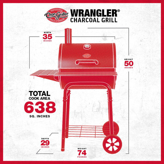 Wrangler® Charcoal Grill, Classic Spec Image