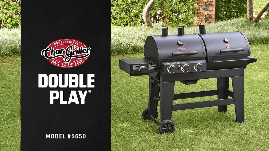 Double Play® Gas Charcoal Grill Char-Griller