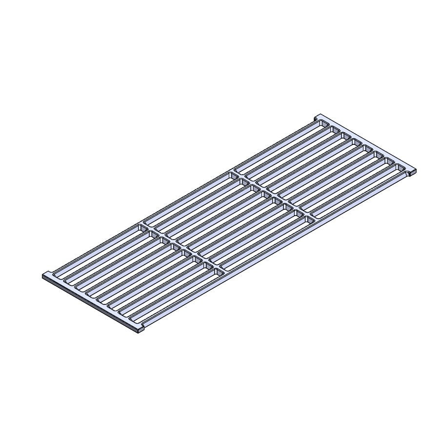 COOKGRATE - CAST IRON GRATE (1 PIECE) 19.75 x 6.75 - CHARCOAL GRILLS, ONLY