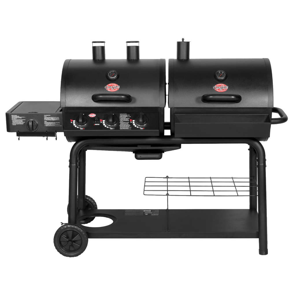 Char-Griller Deluxe Charcoal Grill and Smoker - Shop Grills & Smokers at  H-E-B