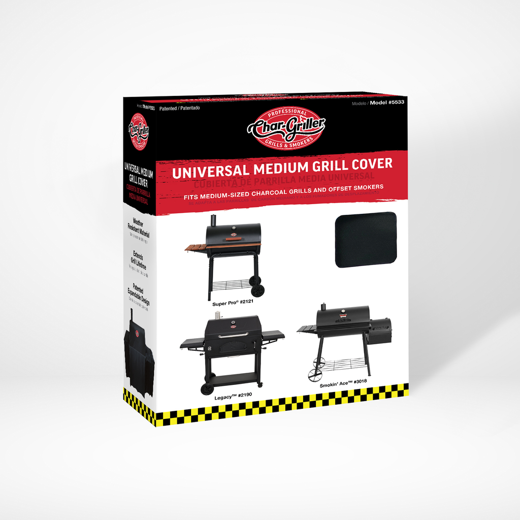 Char Griller 65 in Black Charcoal Grill Cover