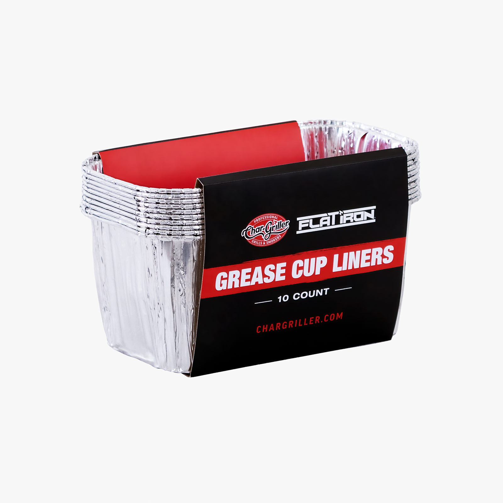 Flat Iron® Griddle Grease Cup Liners - 10 pack