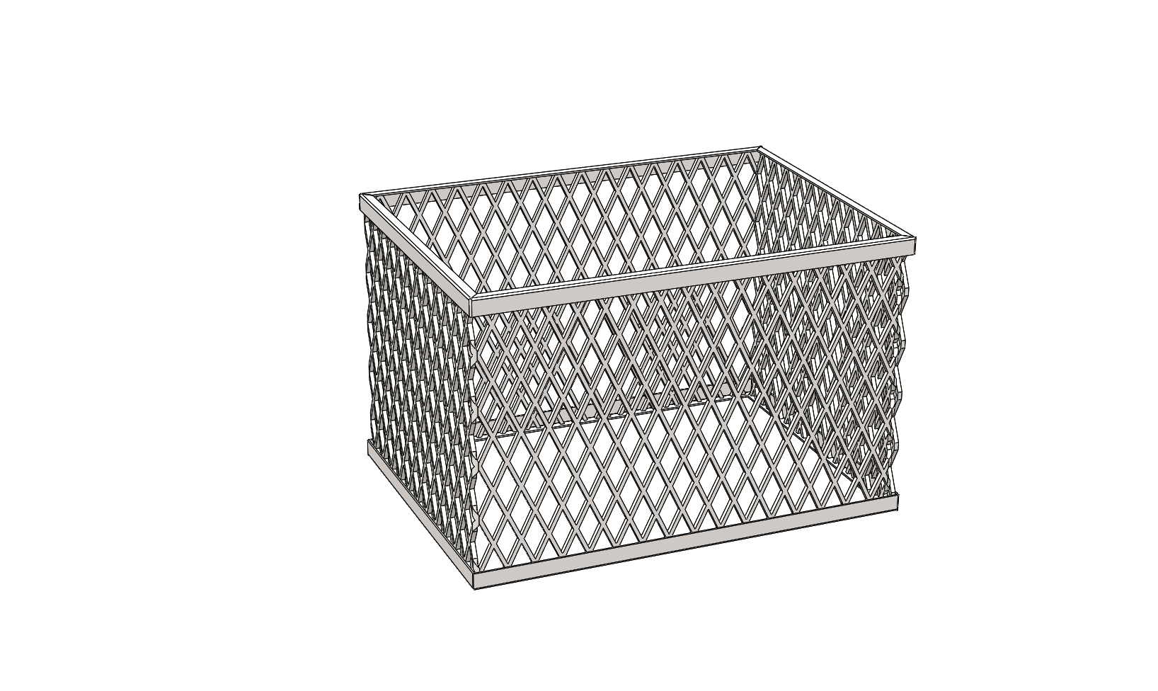 WELDED ASSEMBLY, BASKET, CHARCOAL